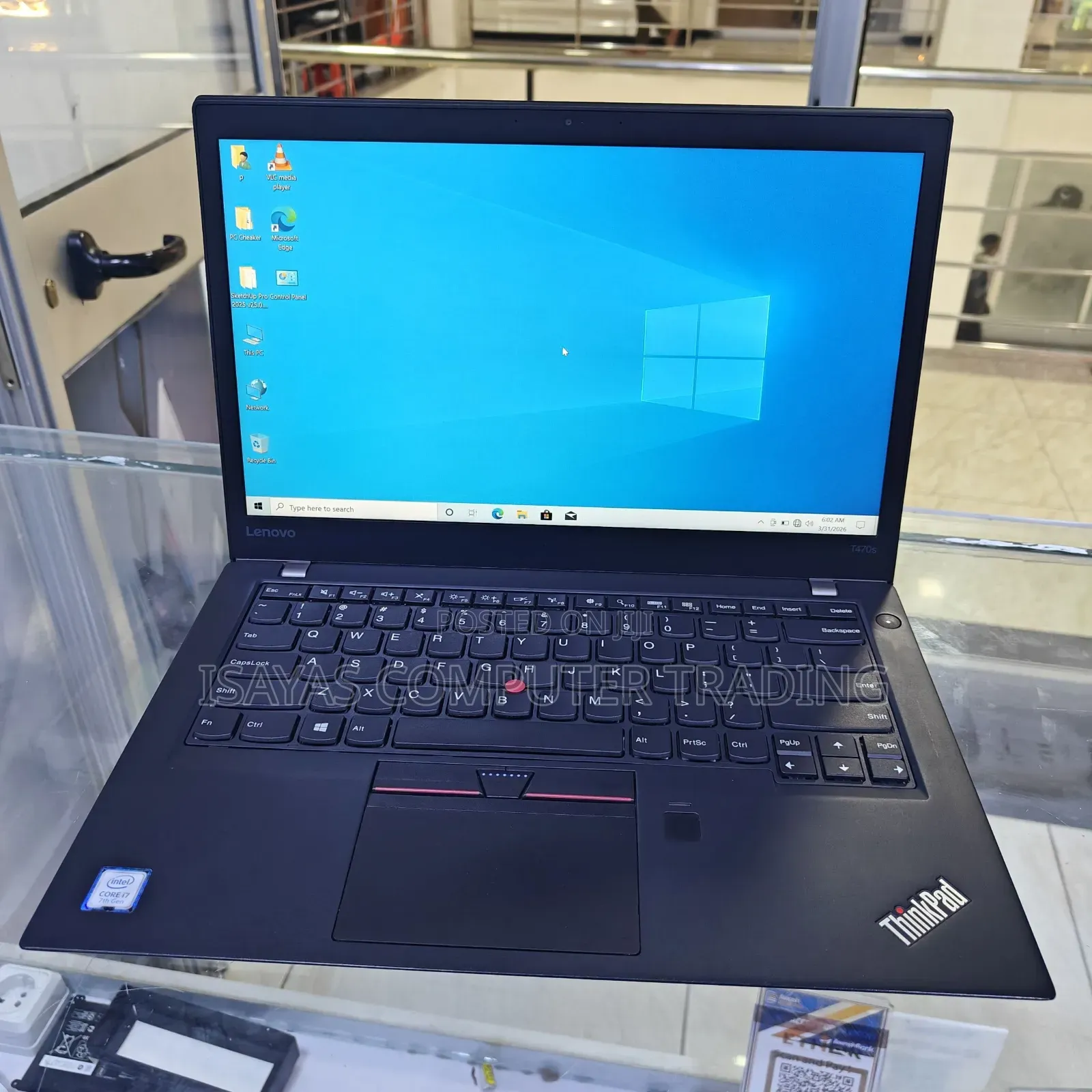 New Laptop Lenovo ThinkPad T470 8GB Intel Core i7 SSD 256GB