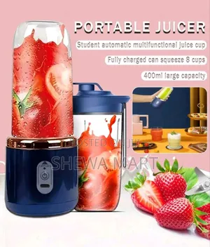 Portable Electric Juicer, 400ml Wireless Mini Fruit Juice Blender Cup