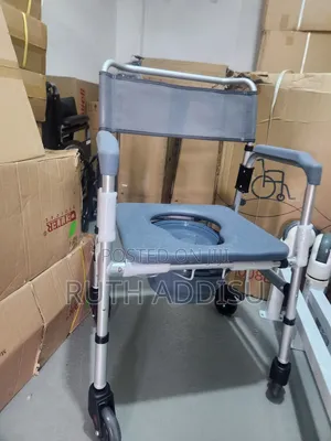 Commode Mini Wheel With Frane Shower Wheelchair With Popo Commode