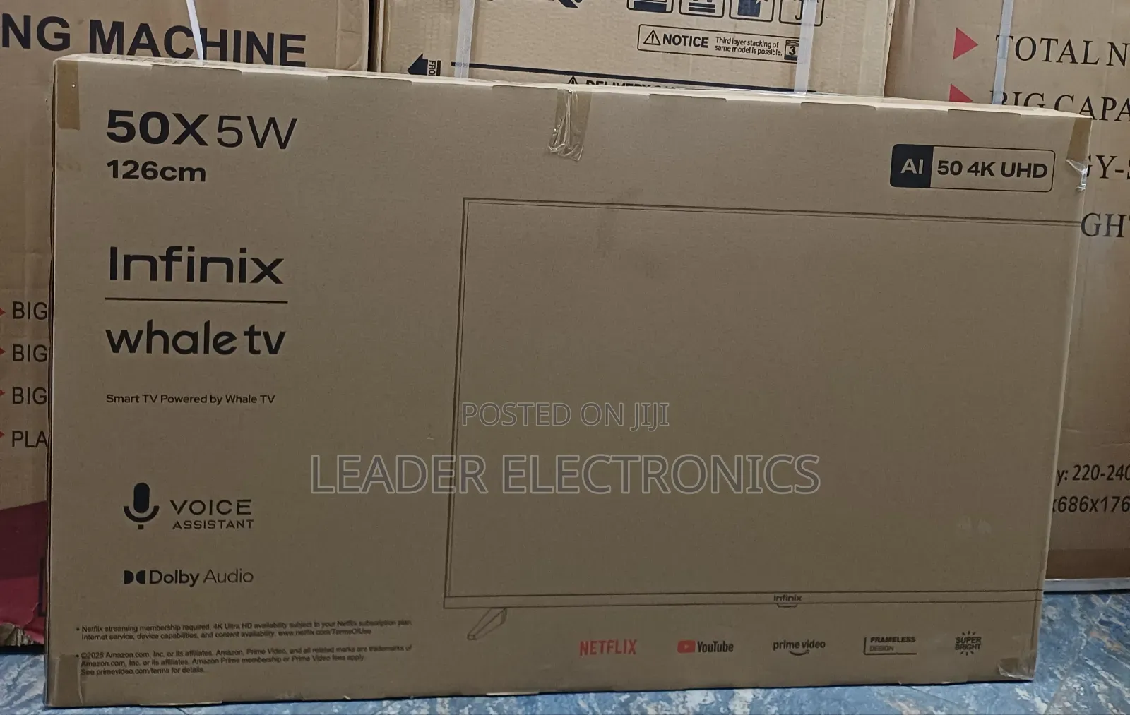 Infinix Tv 50" Smart Tv 4 K Uhd High Quality Product