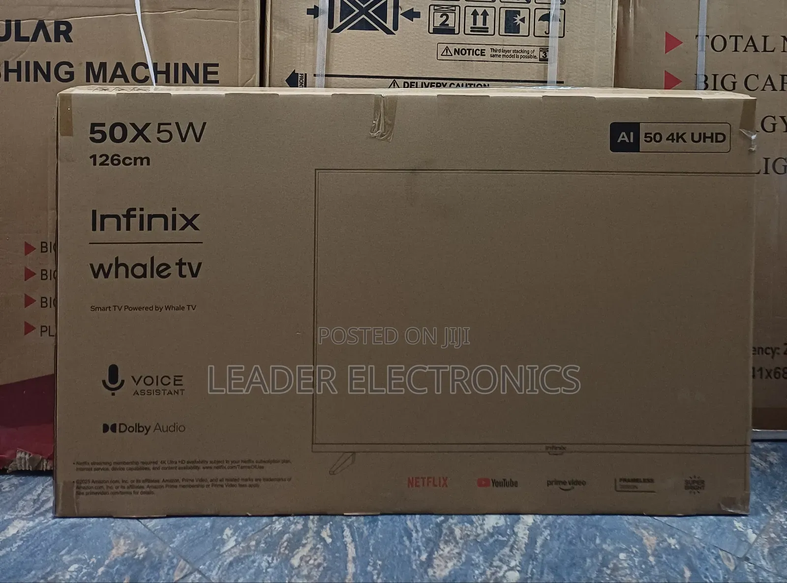 Infinix Tv 50" Smart Tv 4 K Uhd High Quality Product