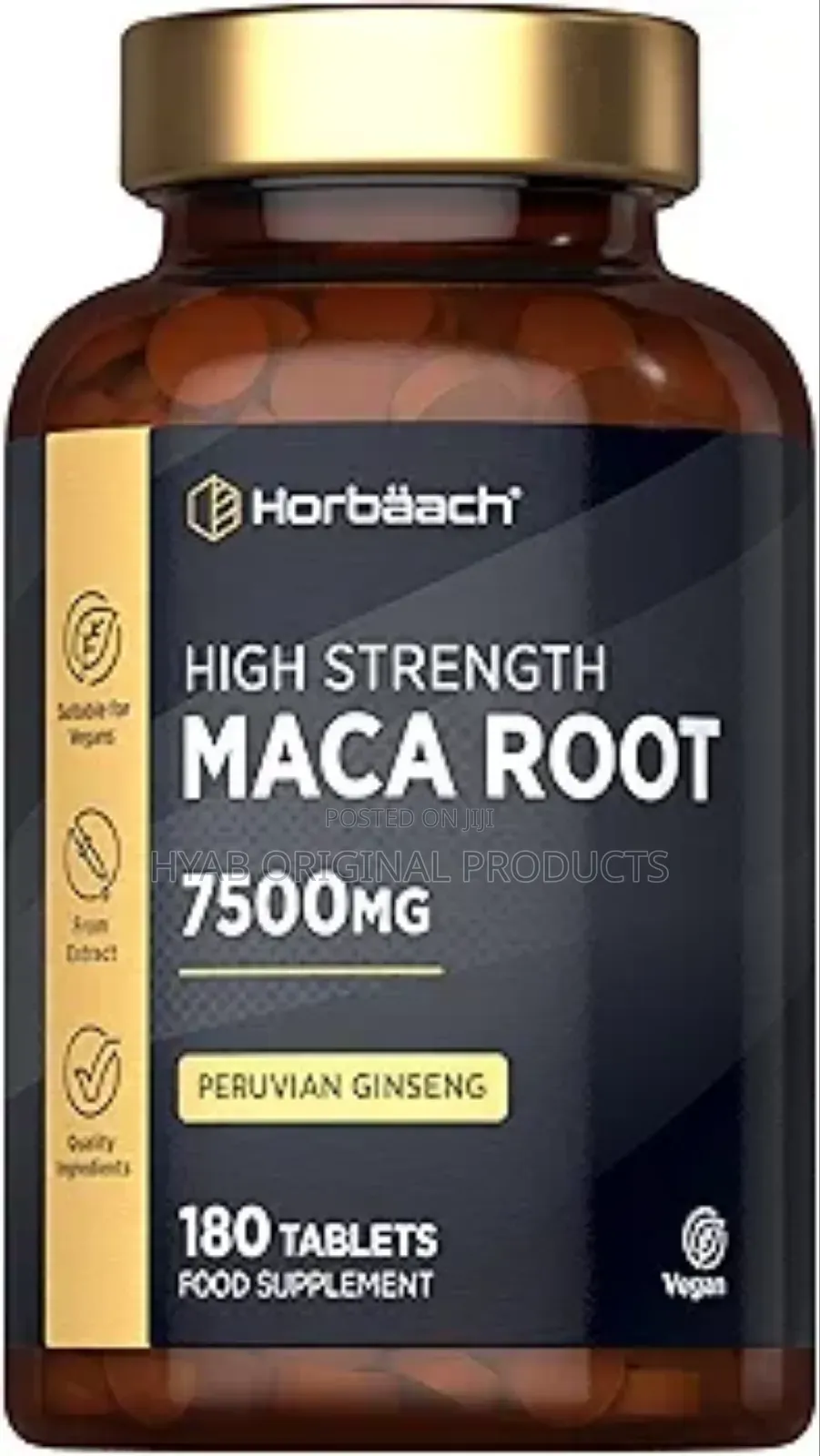 Maca Root 7500mg High Strength for Men Women Peruvian Ginseng
