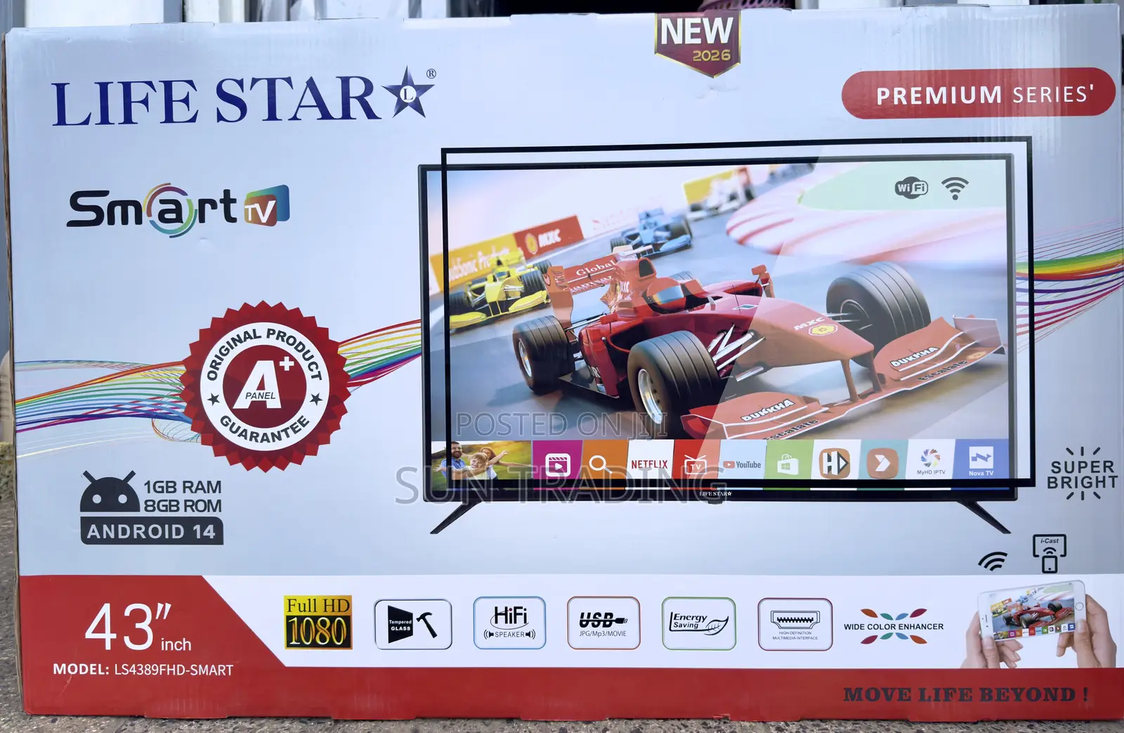 Lifestar 43” Smart FHD Television | 2026