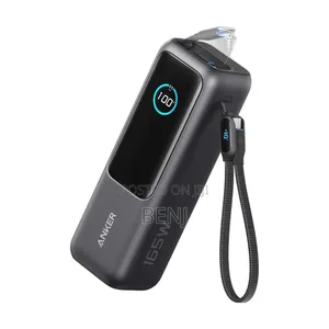 Anker Laptop Powerbank Mah 165w | Built-in Retractable Cables