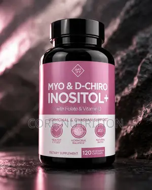 Myo Inositol D-Chiro With Folate and Vitamin D 2000mg 120 Capsules