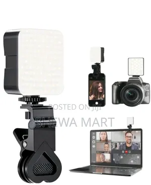 Portable Mini Clip-on Fill Light, Selfie Ring Led Light, Adjustabl