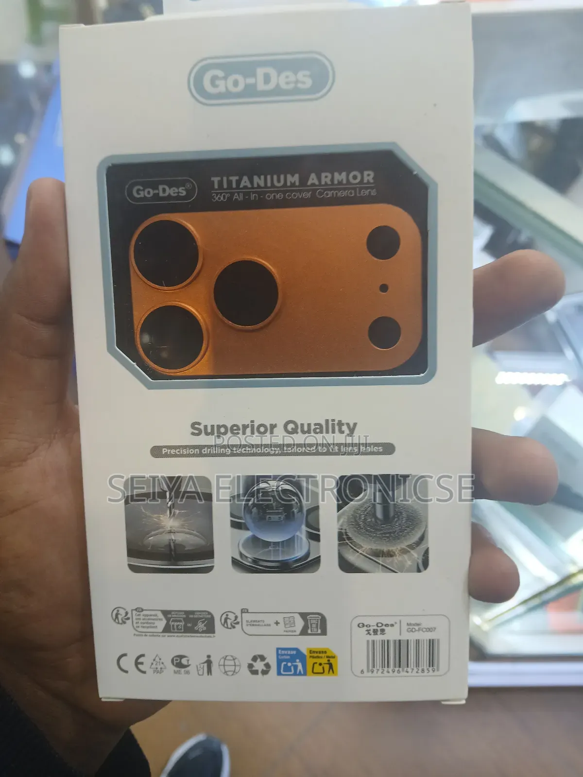 iPhone Mobile Camera Lens Protector Glass