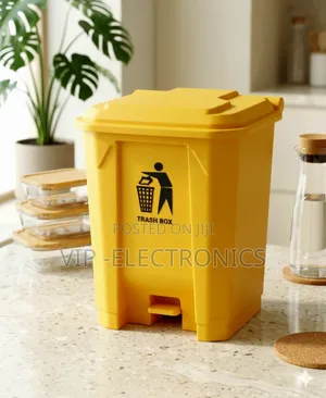 Premium Garbage Trash Box Bin 20l Heavy-Trash Bin Vibrant Yellow