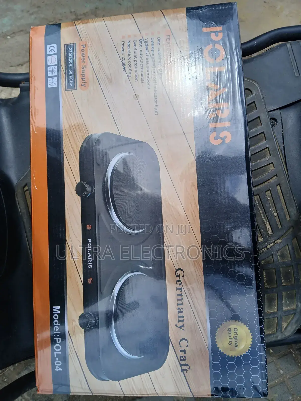 Electric Stove Polaris Model:Pol-04 Portable Double Burner .