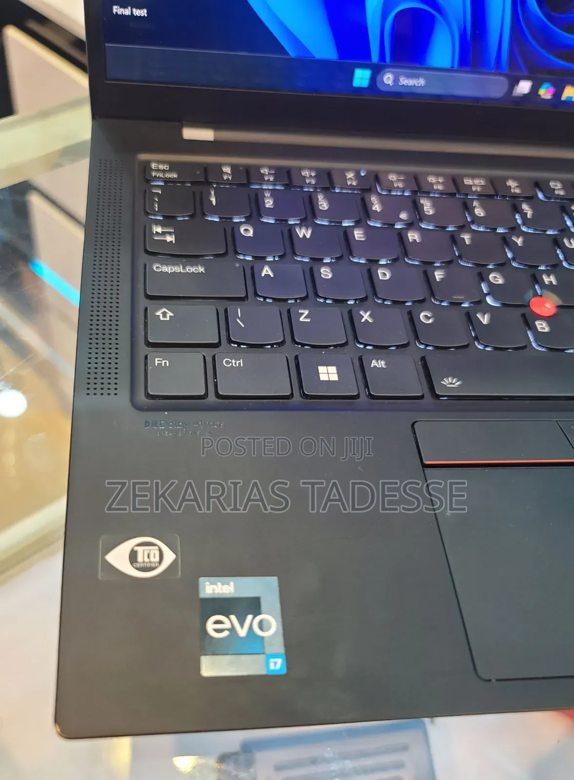New Laptop Lenovo ThinkPad X1 Carbon 16GB Intel Core i7 SSD 512GB