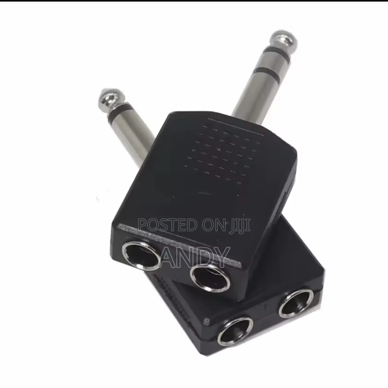 Jack 6.5mm TRS to 2 X 6.5mm Mono Sockets Splitter Adaptor