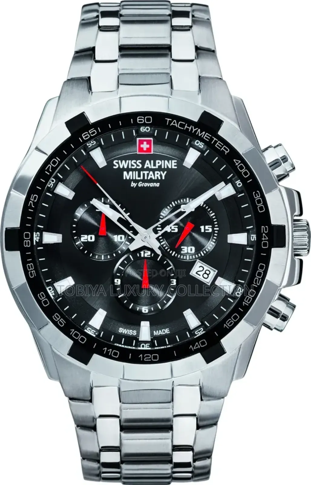 Swiss Alpine Military 7043.9137sam Men's Watch Chronograph