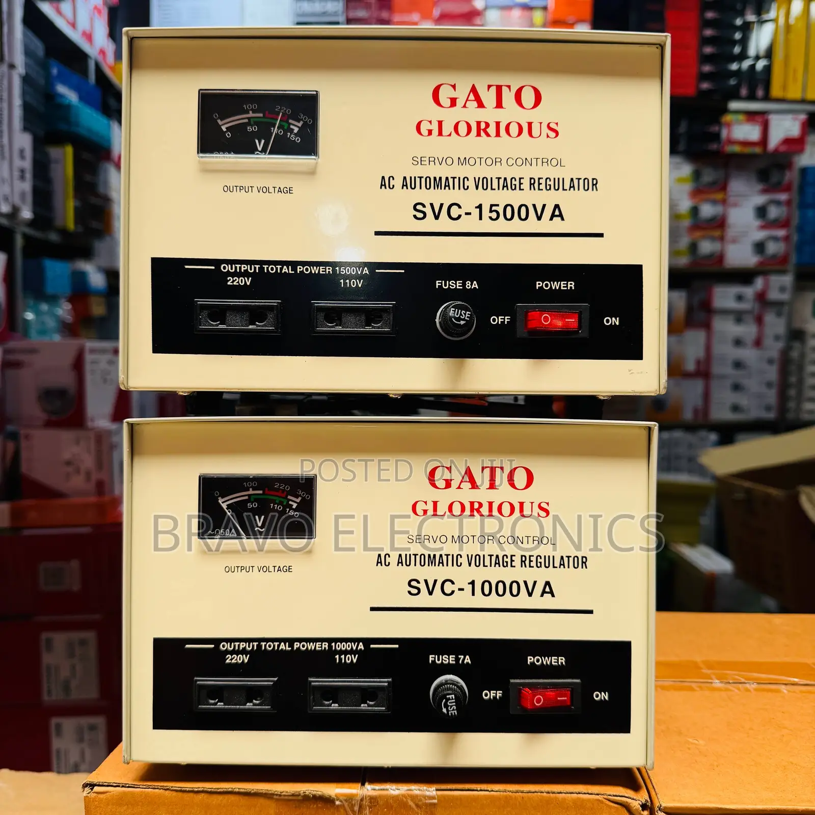 Gato Glorious Servo Motor Stabilizer – 1500w | High Precision