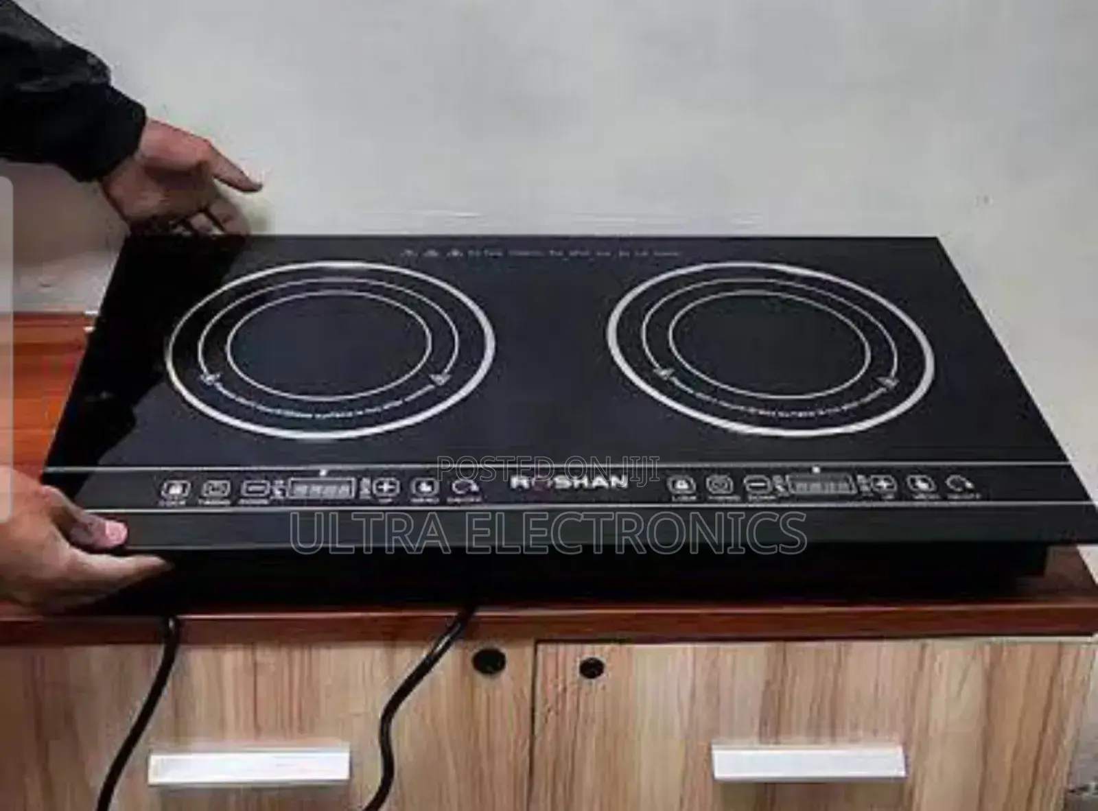 Electric Stove Roshan Dual Induction Cooktop, Which Is Double Burner