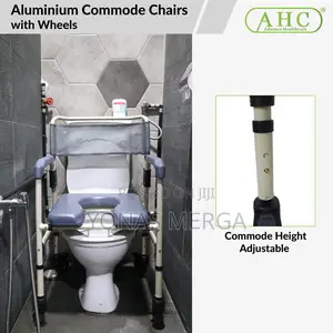 Shower Commode Transport Wheelchair敏达space-Saving Solution for Daily