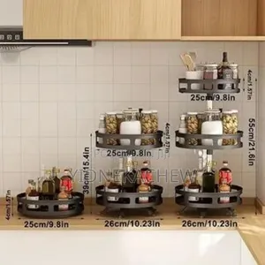 ተሽከርካሪ የኮስሞ መደርደሪያ(360 Degree Rotating Rack)