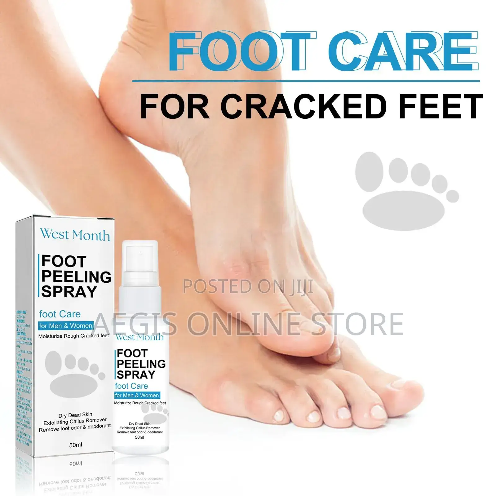 West Month Foot Peeling Spray