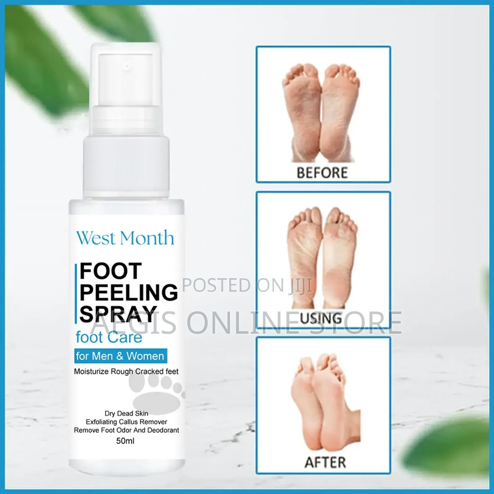 West Month Foot Peeling Spray