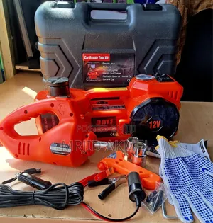 3 in 1 Electric Car Hydraulic Jack 5 Tcar Jacks (ክረክ እና ጎማ መንፍያ)