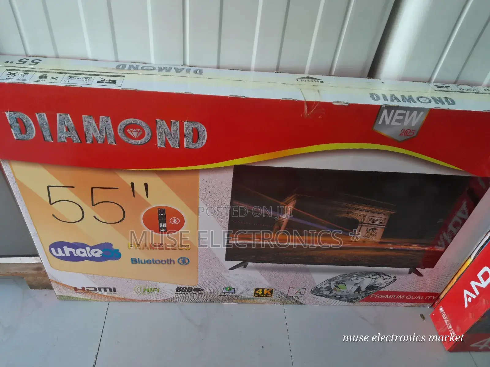 Diamond 55 Inch Frameless Smart Android Tv
