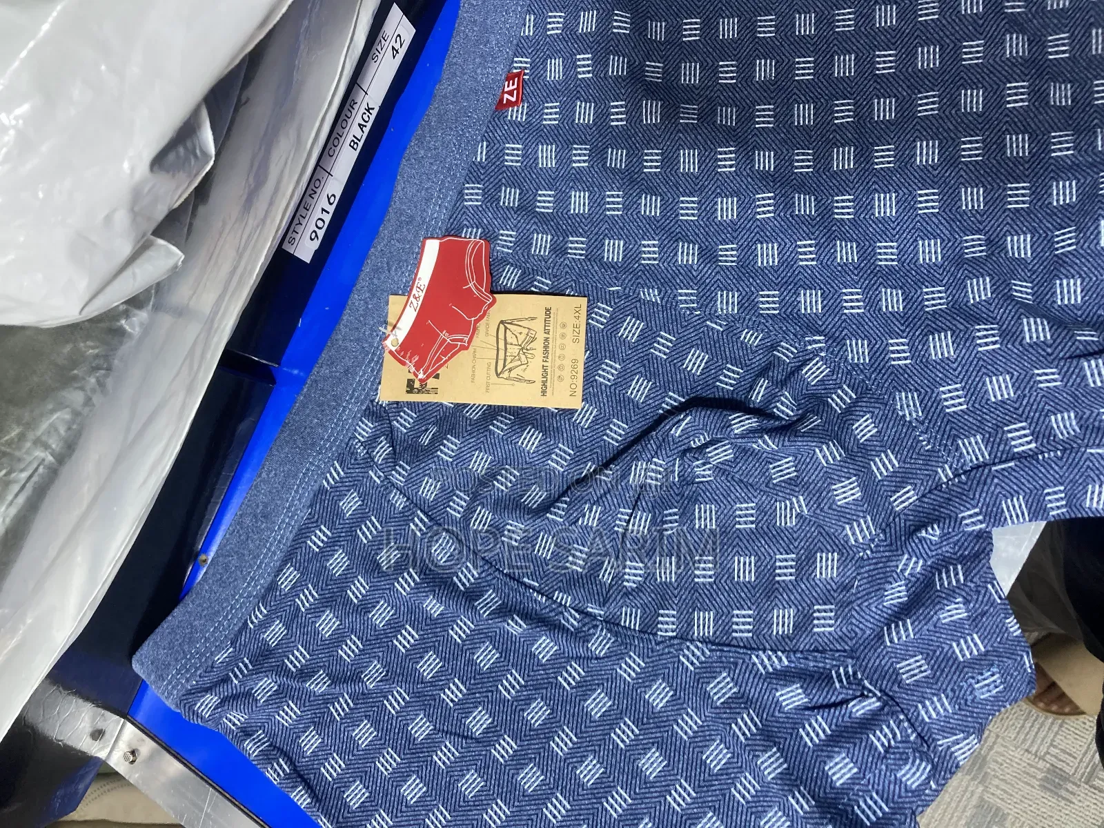 New Z E Men's Patterned Boxer