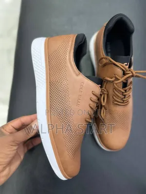 Cole Haan Flat Lather Master Quality Smooth Flat Shoes for Man's