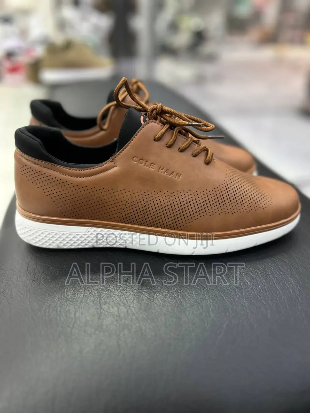 Cole Haan Flat Lather Master Quality Smooth Flat Shoes for Man's