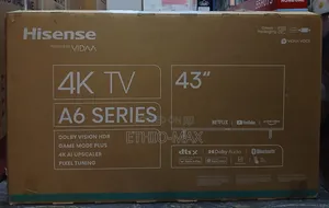 Hisense Tv 43" Smart 4 K Uhd A6 Series