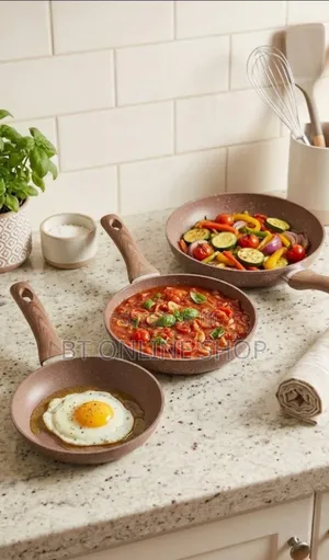3pcs ማርቭል #መጥበሻዎች Fry Pan Set