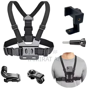 Universal Adjustable Chest Mount Harness for Smartphones Action Camera