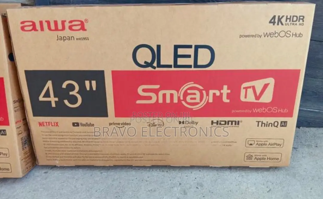 Alwa Tv 43” – Qled | Japan Technology | Frameless | Uhd