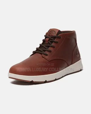 Timberland Parker Street Mid Lace Up Boots, Brown Patent Leather