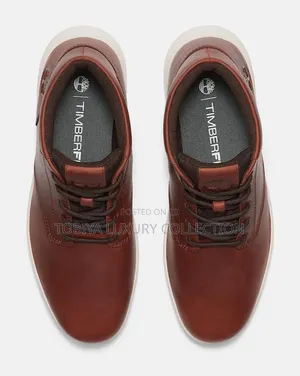 Timberland Parker Street Mid Lace Up Boots, Brown Patent Leather