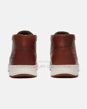 Timberland Parker Street Mid Lace Up Boots, Brown Patent Leather