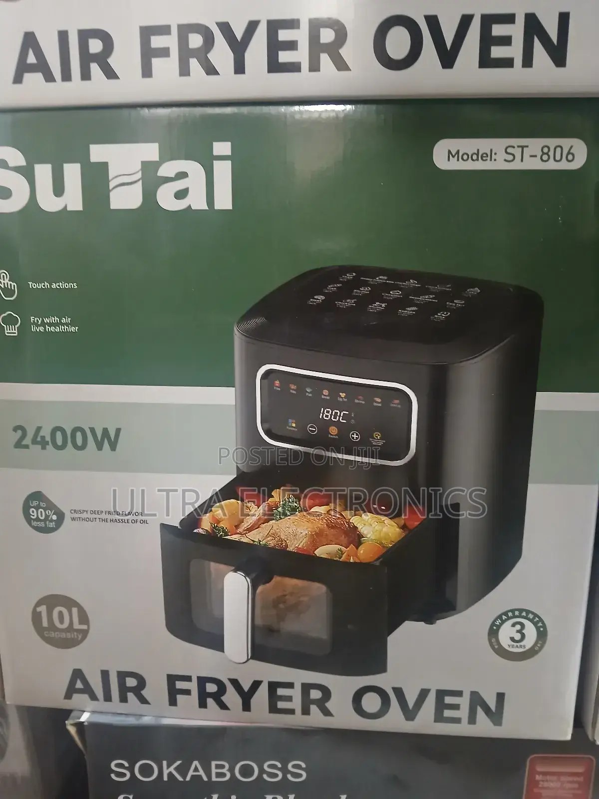 Air Fryer Su Tai 10l Oven (Model St-806). Capacity: 10 Liters