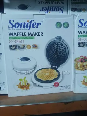 Sonifer Sf-6081 Waffle Maker. Power: 750w Features: Non-Stick