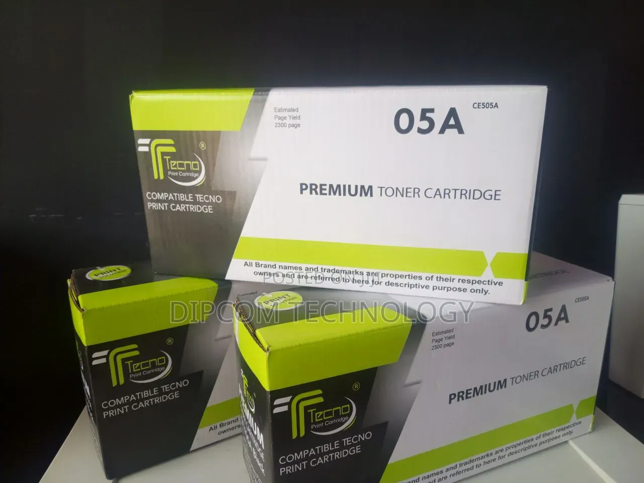 Premium Tecno 05a Black Toner Cartridge, 2,500 ገፅ የሚያትም ዋጋ ከነቫት1500 ብር