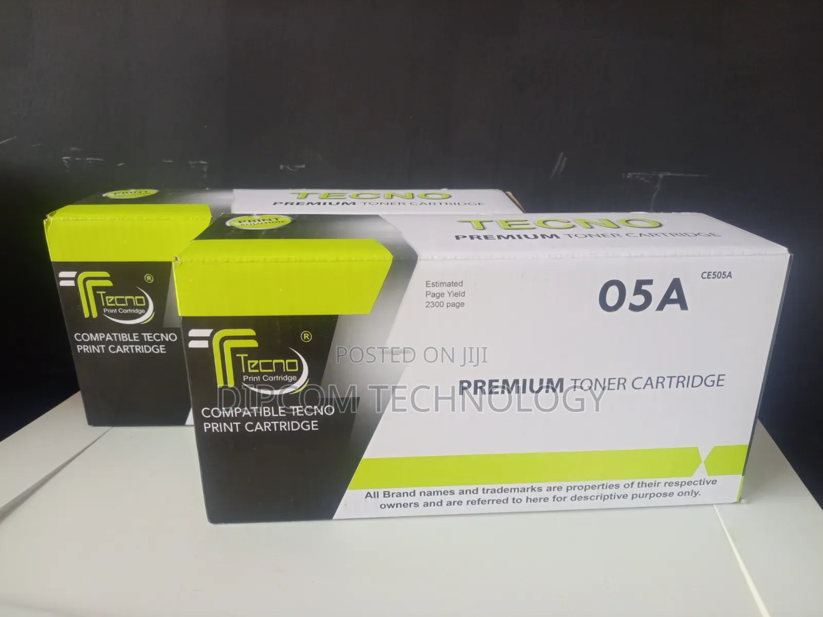 Premium Tecno 05a Black Toner Cartridge, 2,500 ገፅ የሚያትም ዋጋ ከነቫት1500 ብር