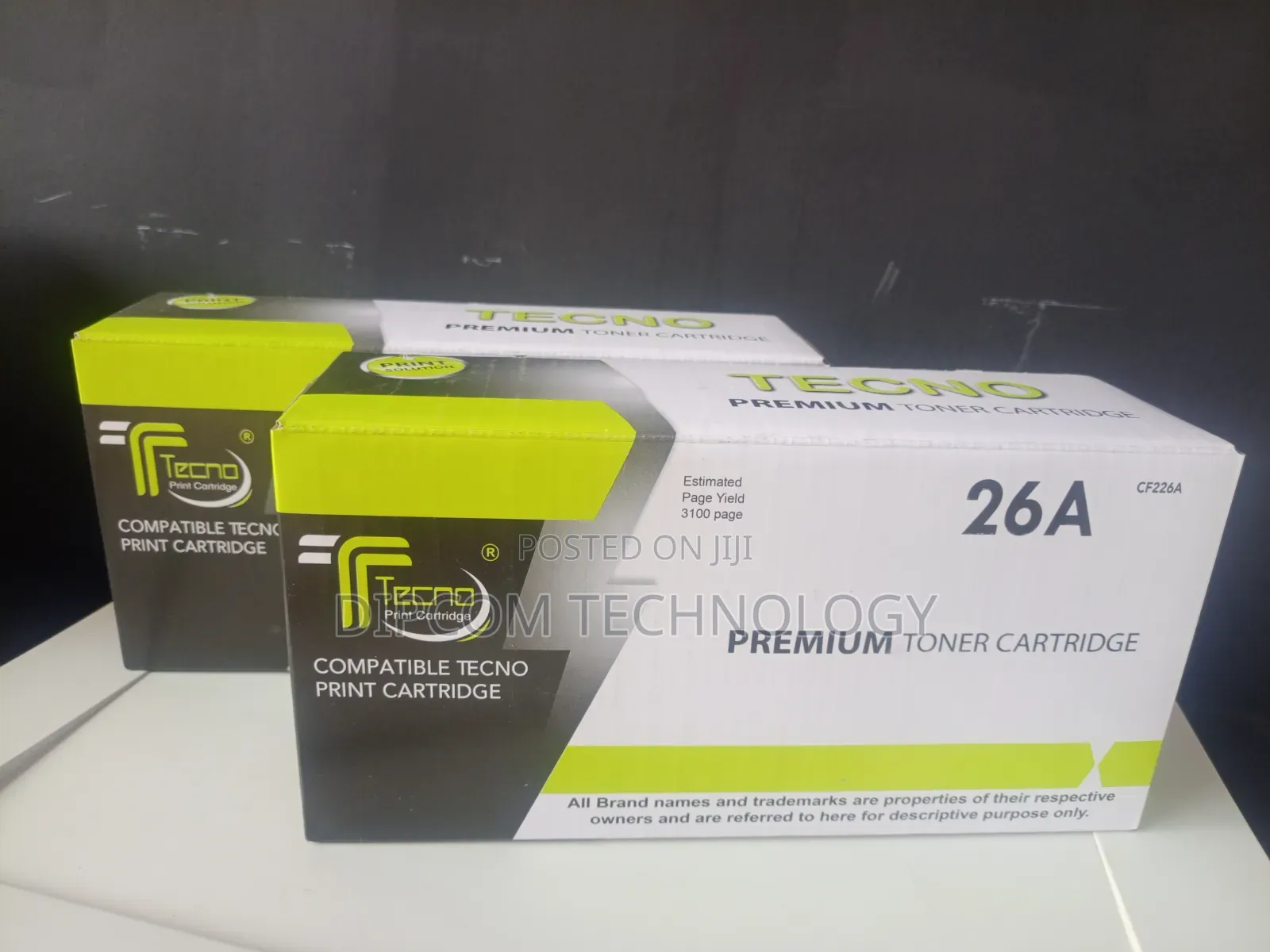 Premium Tecno 26a Black Toner Cartridge 2,700 ገፅ የሚያትም ዋጋው ከቫትን1750 ብር