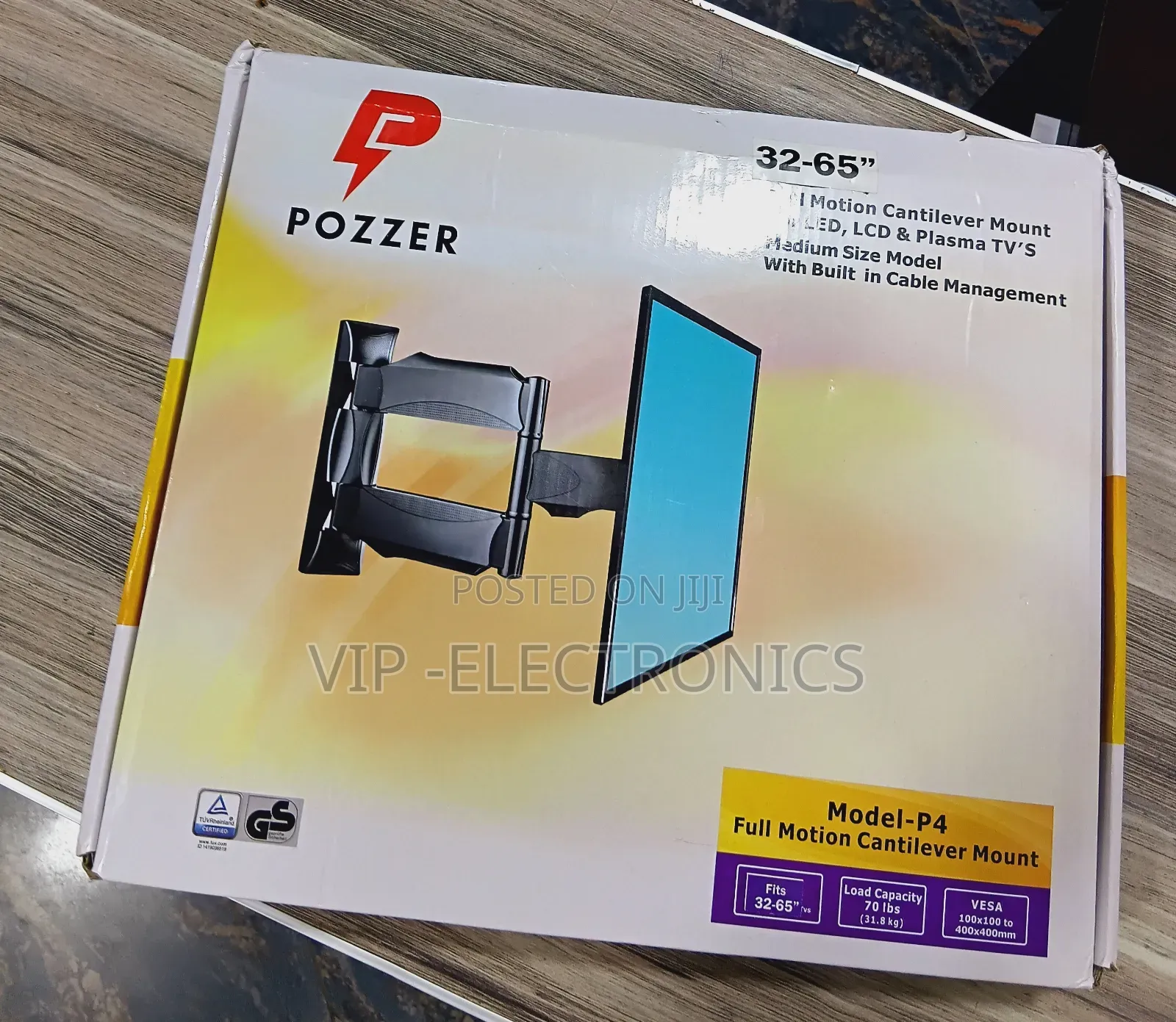 Pozzer Tv Wall Mount 32 65 Inch Flexible Wall Mount