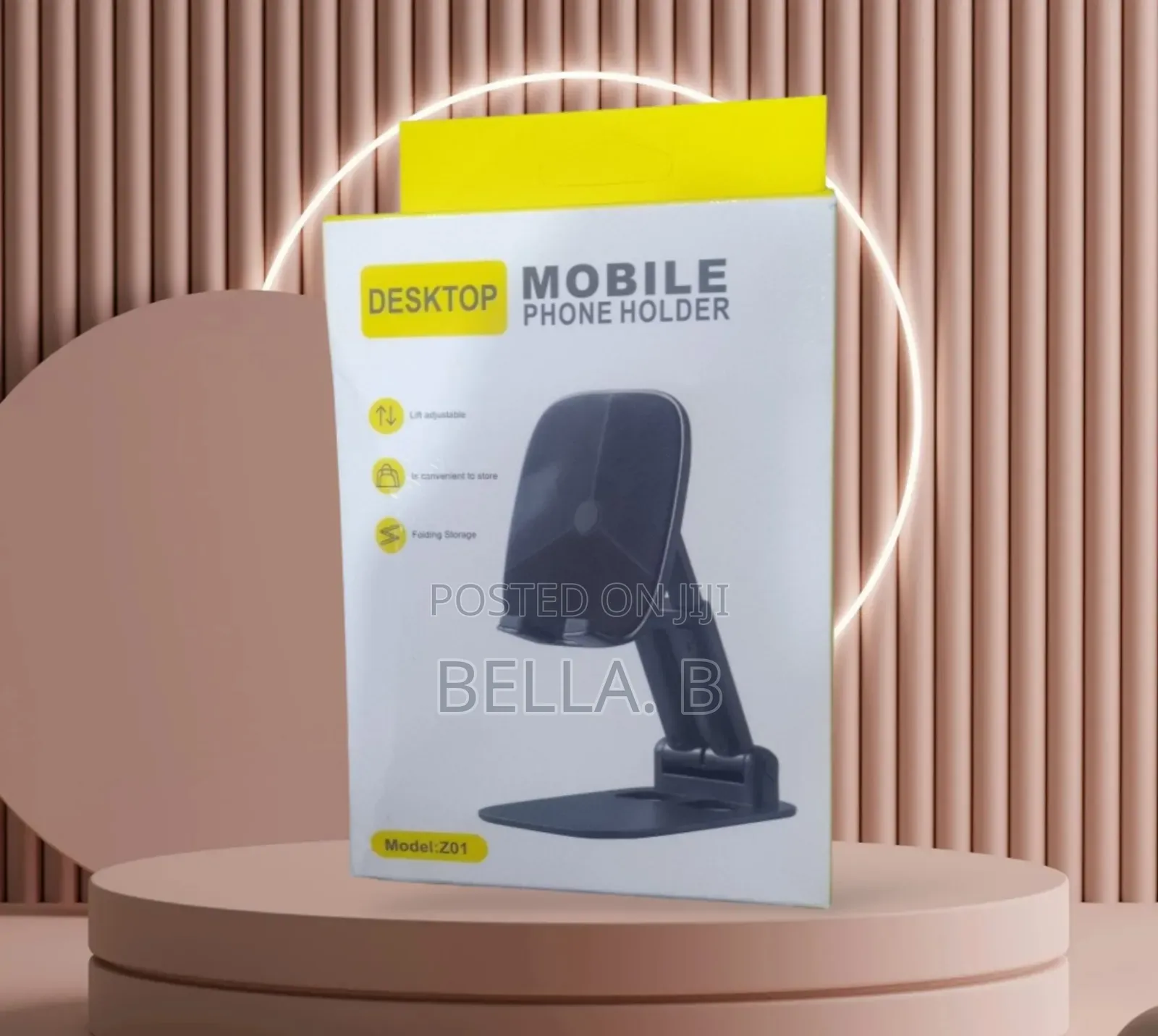 Mobile Phone Holder : Universal Compatibility.