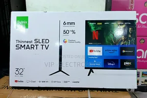 Syinix 32 Inch Tv Frameless Sled Smart Ultra-Slim Android Display