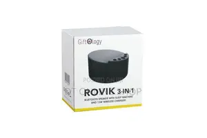Rovik 3-in-1 Bluetooth Speaker With Sleep Machine Wireless Charger