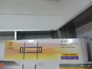 Pozzer Brand Atlas Model Flat Panel Fixed Mount Designed for Led