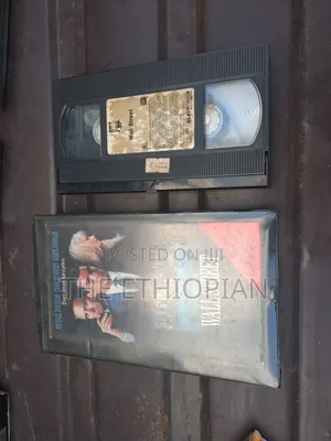 Video Cassette የዱሮ ዴክ ፊልም።