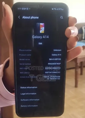 New Samsung Galaxy A14 128 GB Black