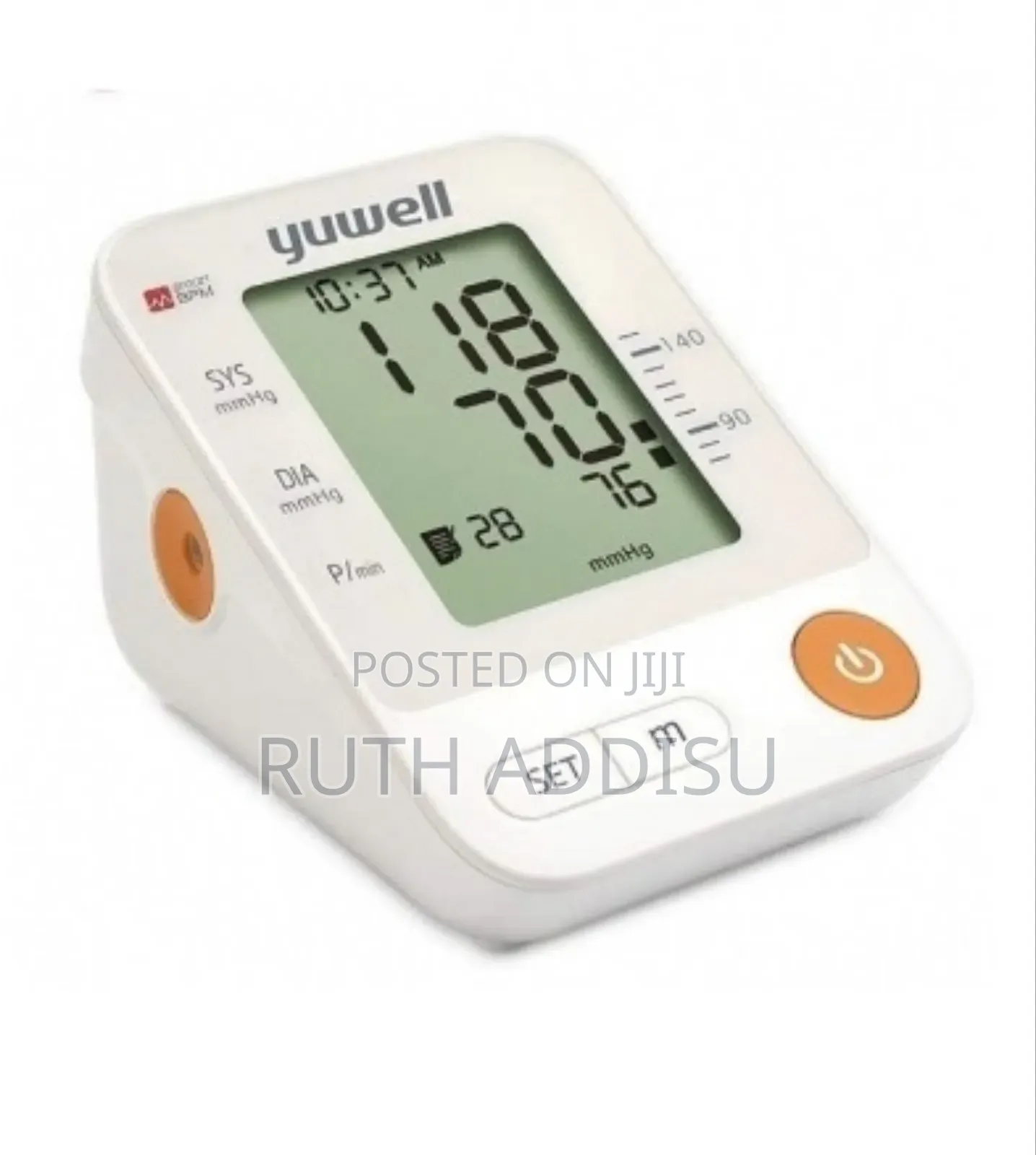 Arm Type Blood Pressure Monitor | Full-Automatic | With Adapter | Yu