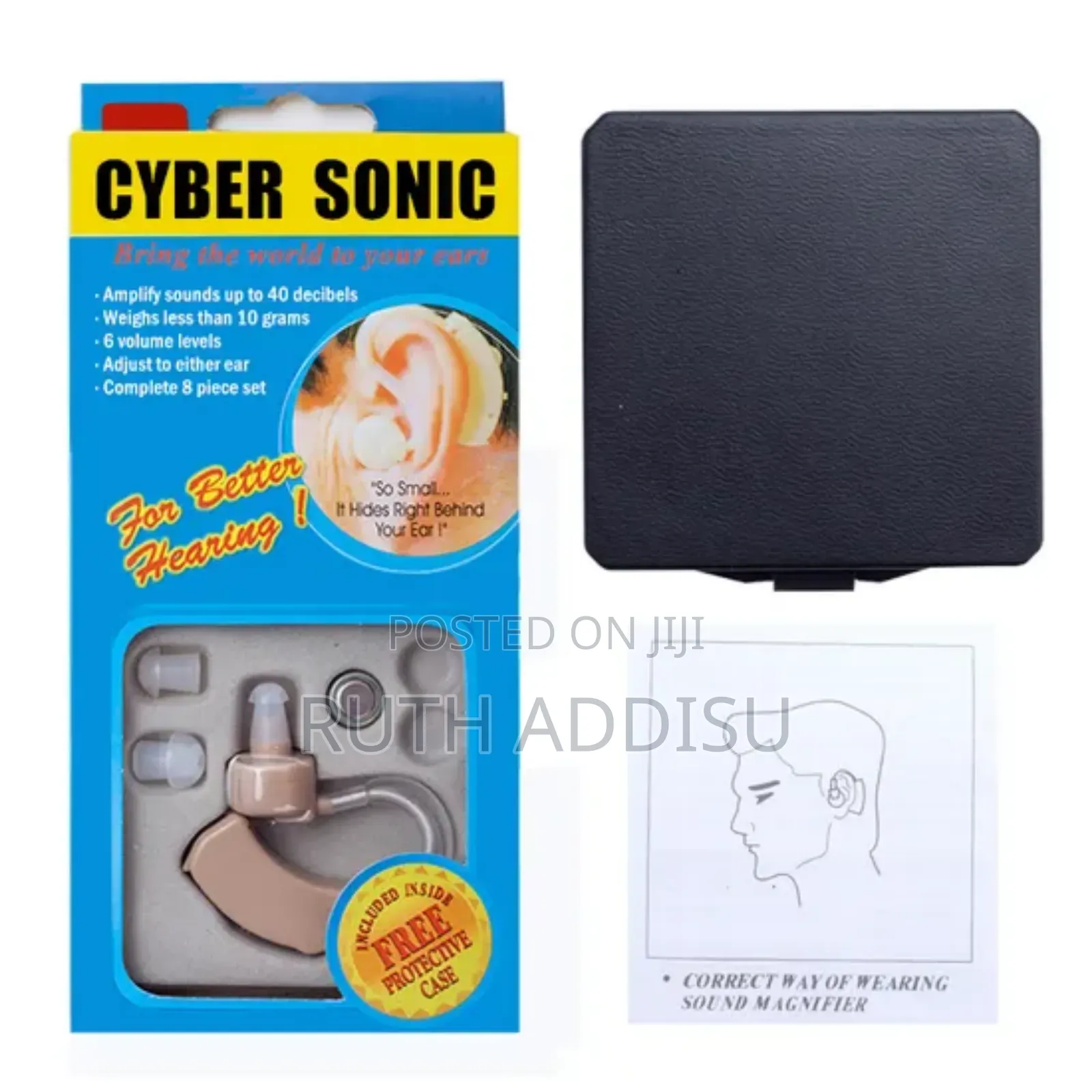 Cheap Cyber Sonic Hearing Sound Amplifier Device Aid Deaf Ear Durable