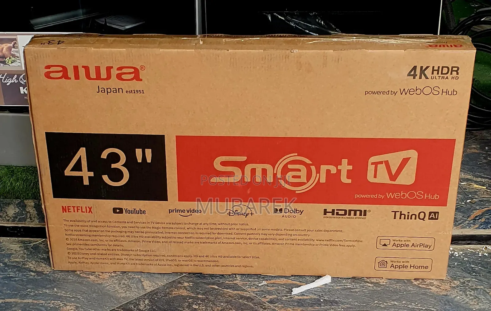 Aiwa 43inches Tv