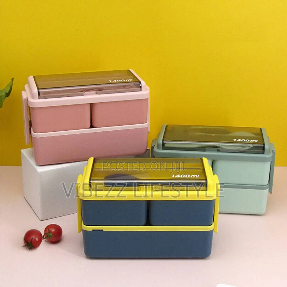 Multi-Compartment Lunch Box (1400ml) - New Arrival